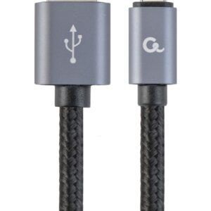 Gembird CCB-MUSB2B-AMCM-6-G USB2.0 - USB Type-C cable 1,8m Black