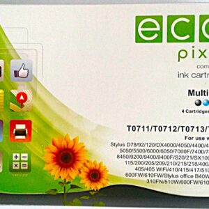 EPSON T0715 TINTAPATRON MULTIPACK 4 DB-OS utángyártott