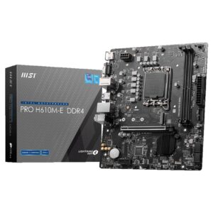 Msi PRO H610M-E DDR4 LGA1700