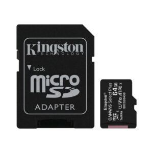 Kingston 64GB microSDXC Canvas Select Plus Class 10 100R A1 C10