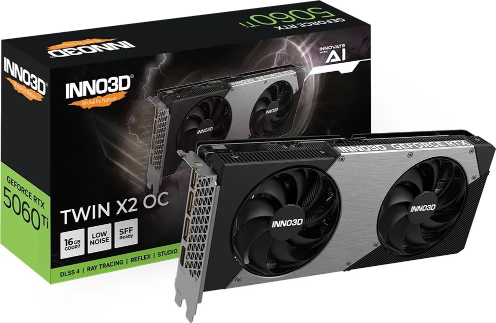 Inno3D GeForce RTX5060Ti 16GB DDR7 Twin X2 OC Inno3D GeForce RTX5060Ti 16GB DDR7 Twin X2 OC
