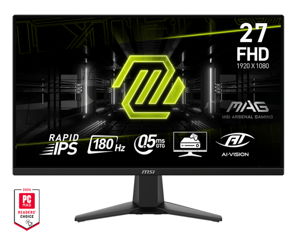 MSI 27″ MAG 275F FHD IPS 180Hz gamer monitor