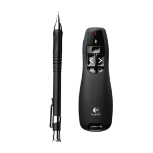 Logitech R400 Laser Wireless Presenter Red Laser Black